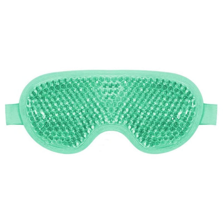 Reusable Gel Bead Eye and Face Cooling Mask with Hot and Cold Therapy for Puffiness and Relaxation