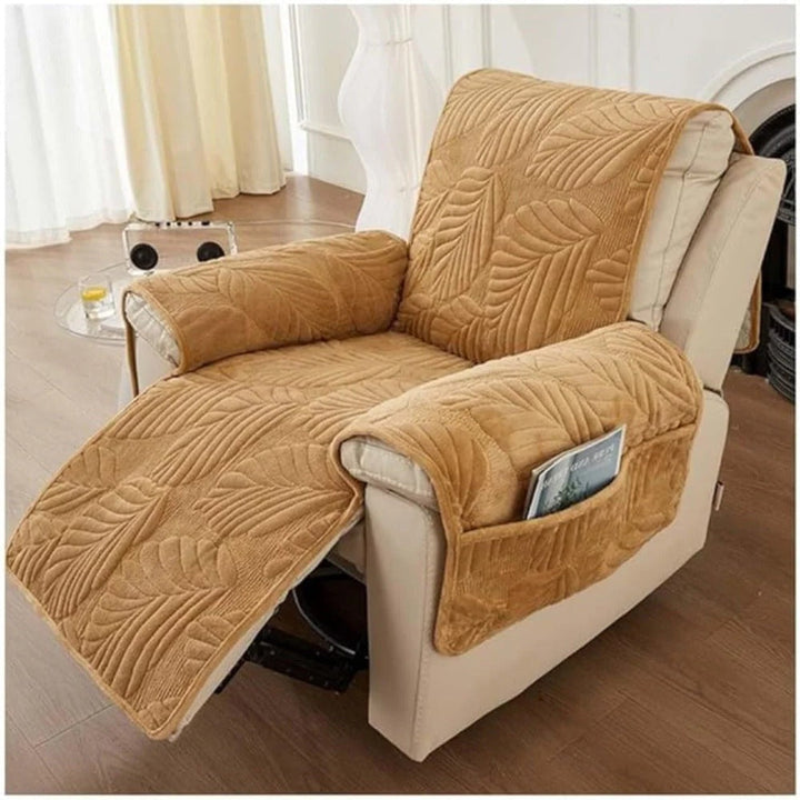Recliner Chair Cover with Patterned Fabric