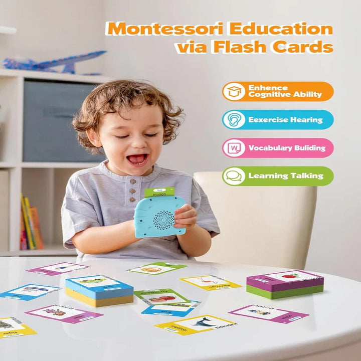 Interactive Talking Flash Cards for Kids Learning and Development
