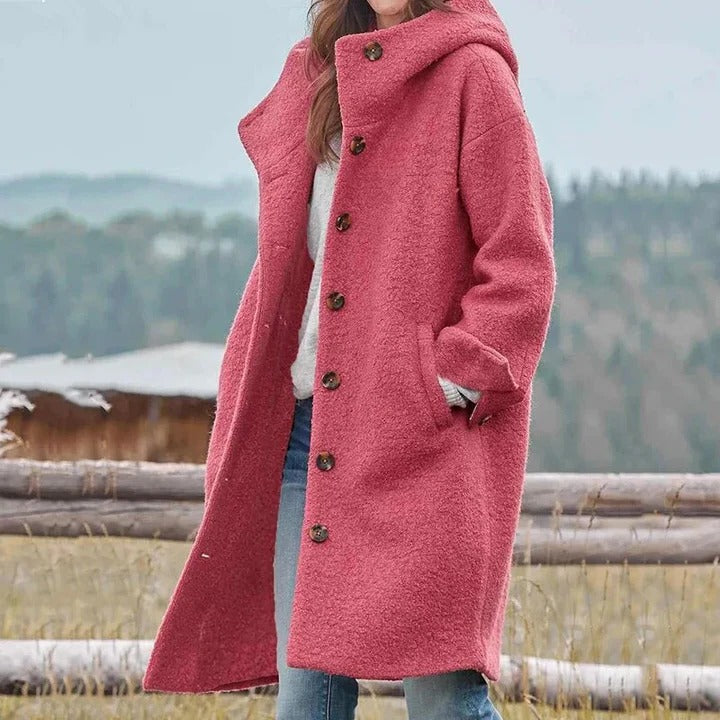 Insulated Cold Weather Coat for Women with Thermal Lining and Heavyweight Fabric