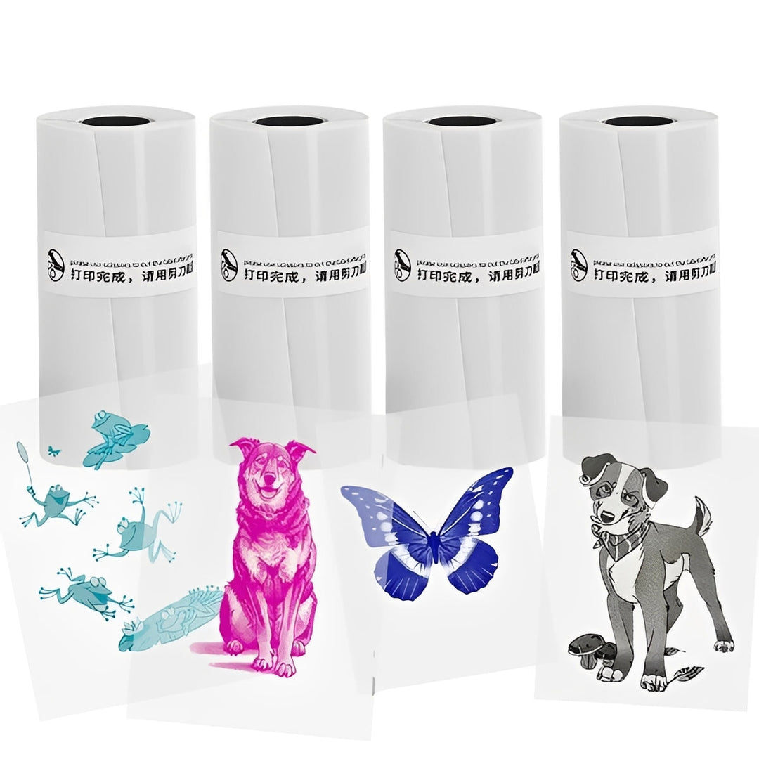 Portable Inkless Thermal Sticker Printer, Bluetooth Photo and Memo Printer