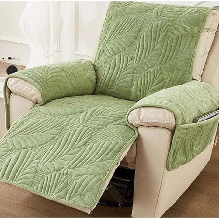 Recliner Chair Cover with Patterned Fabric