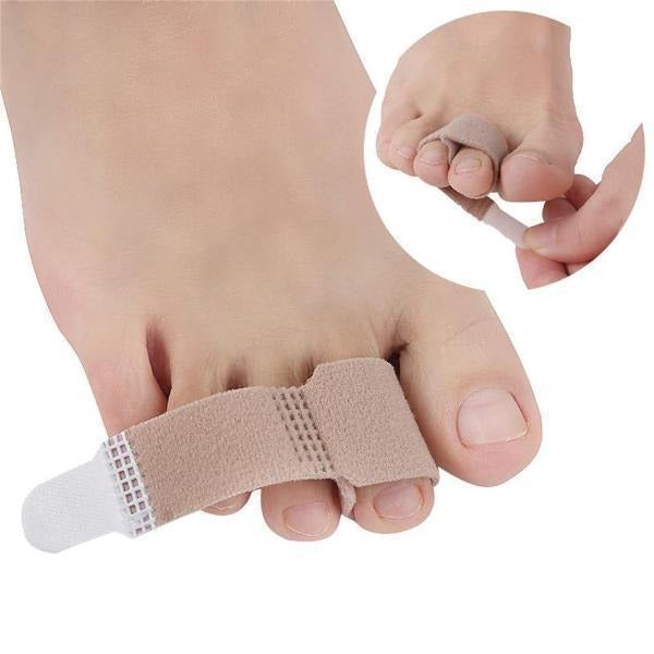 Silicone Hammer Toe Wrap with Dual-Loop Knuckle Guard Pad