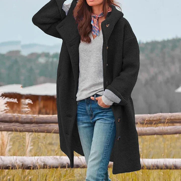 Insulated Cold Weather Coat for Women with Thermal Lining and Heavyweight Fabric