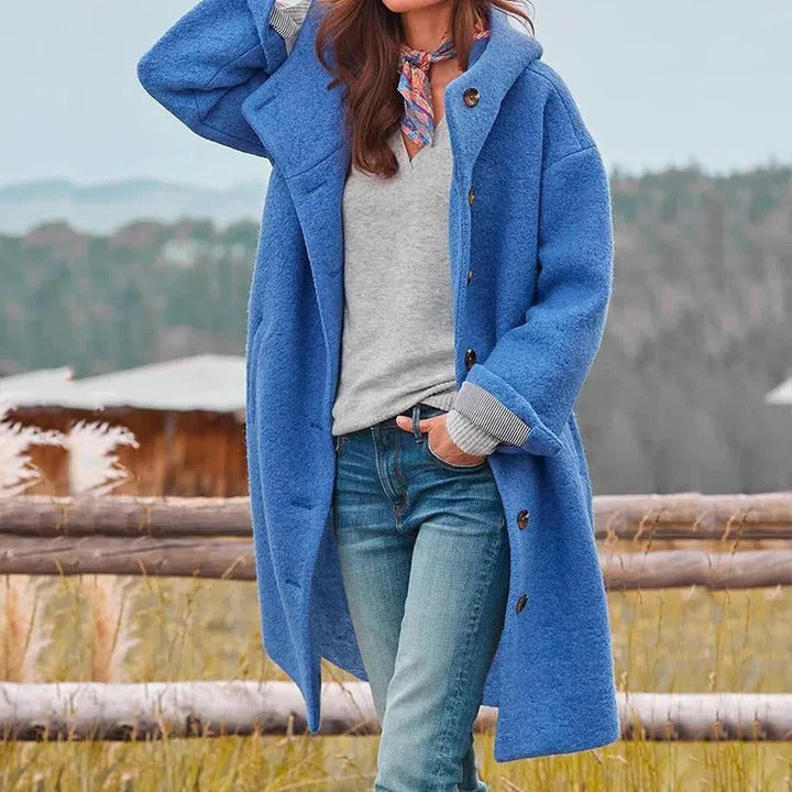 Insulated Cold Weather Coat for Women with Thermal Lining and Heavyweight Fabric