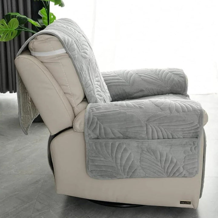 Recliner Chair Cover with Patterned Fabric