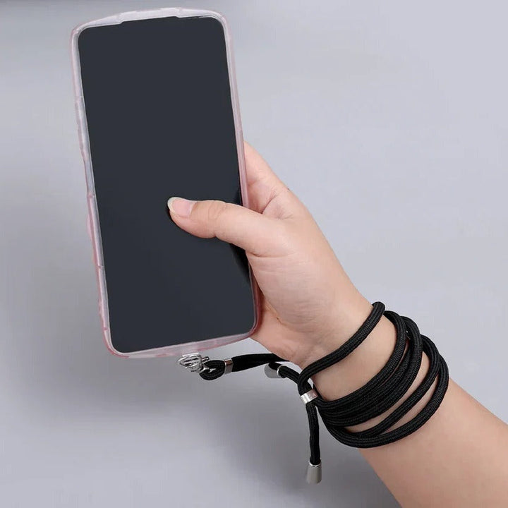 Adjustable Neck Strap Phone Holder with Crossbody Carry Design