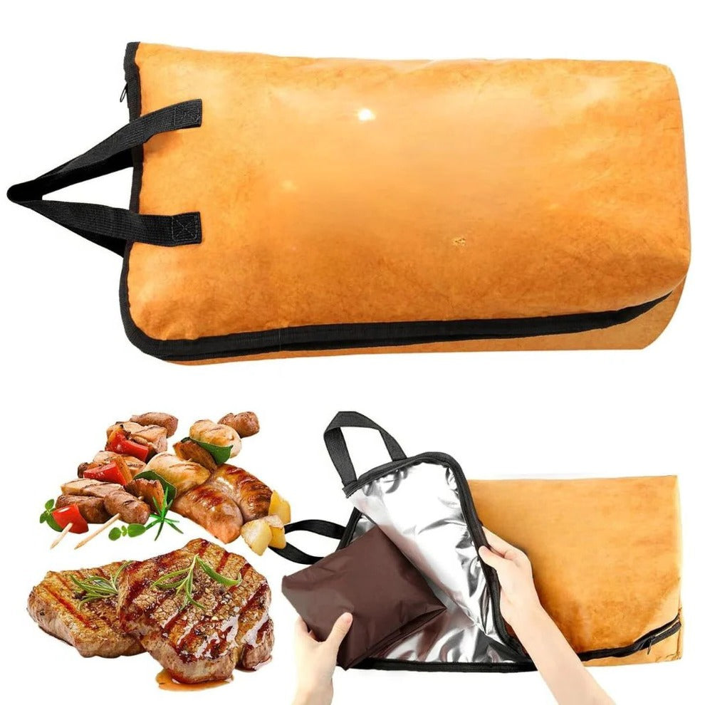 BBQ Meat Resting Blanket with Insulated Design and Carry Handle