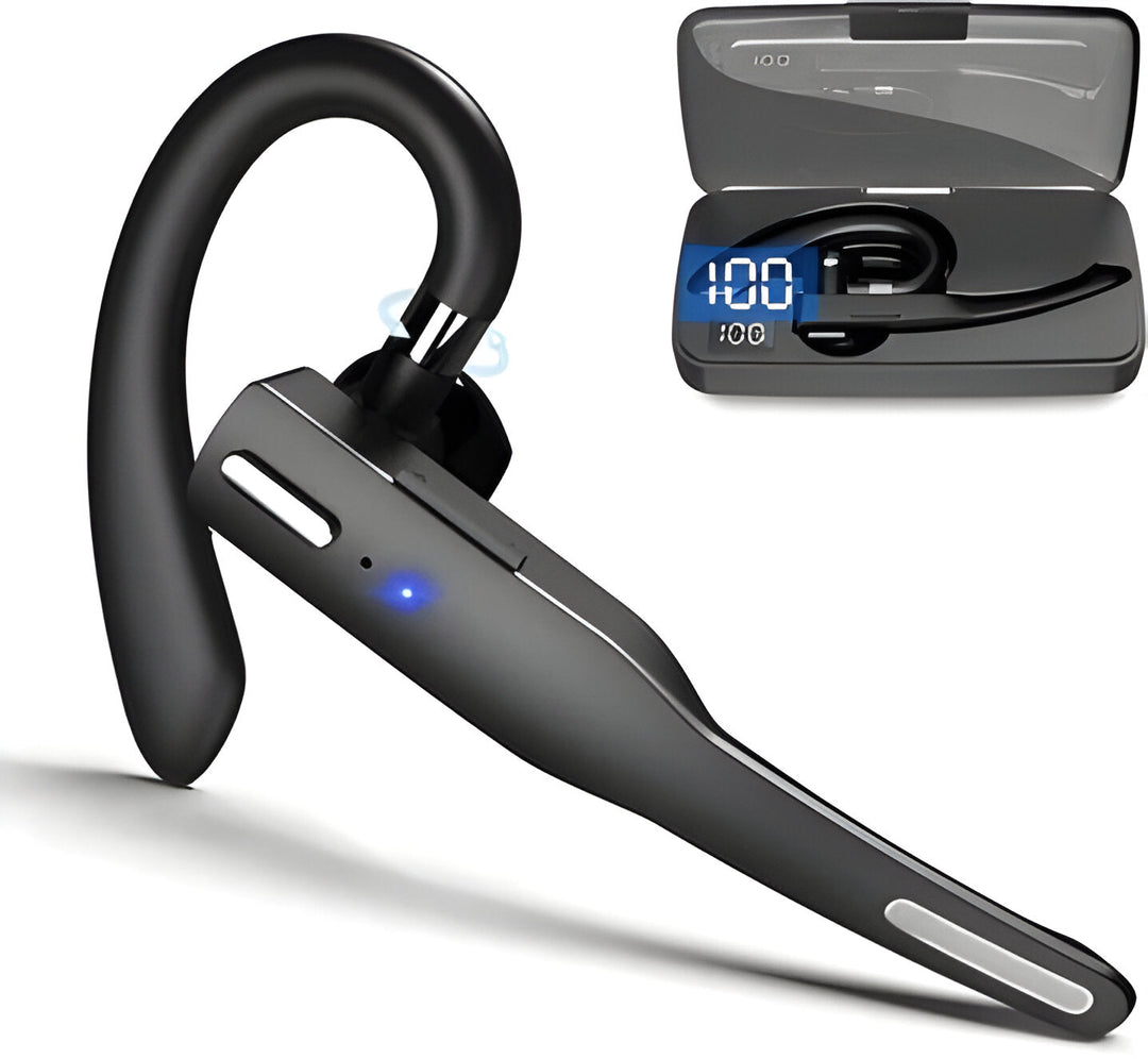 Trucker Dual Mic Wireless Bluetooth 5.1 Noise Cancelling Headset and Earpiece