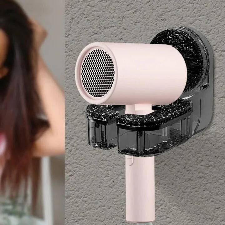 Wall-Mounted Hair Dryer Holder