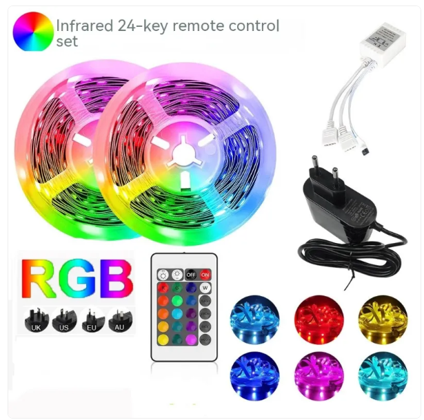 Smart WiFi LED Strip Light Set with App and Remote Control