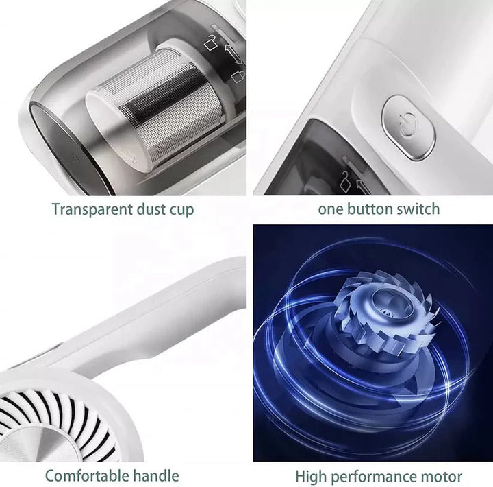 Cordless Handheld UV Mattress Vacuum with Mite Removal and Fabric Sterilization