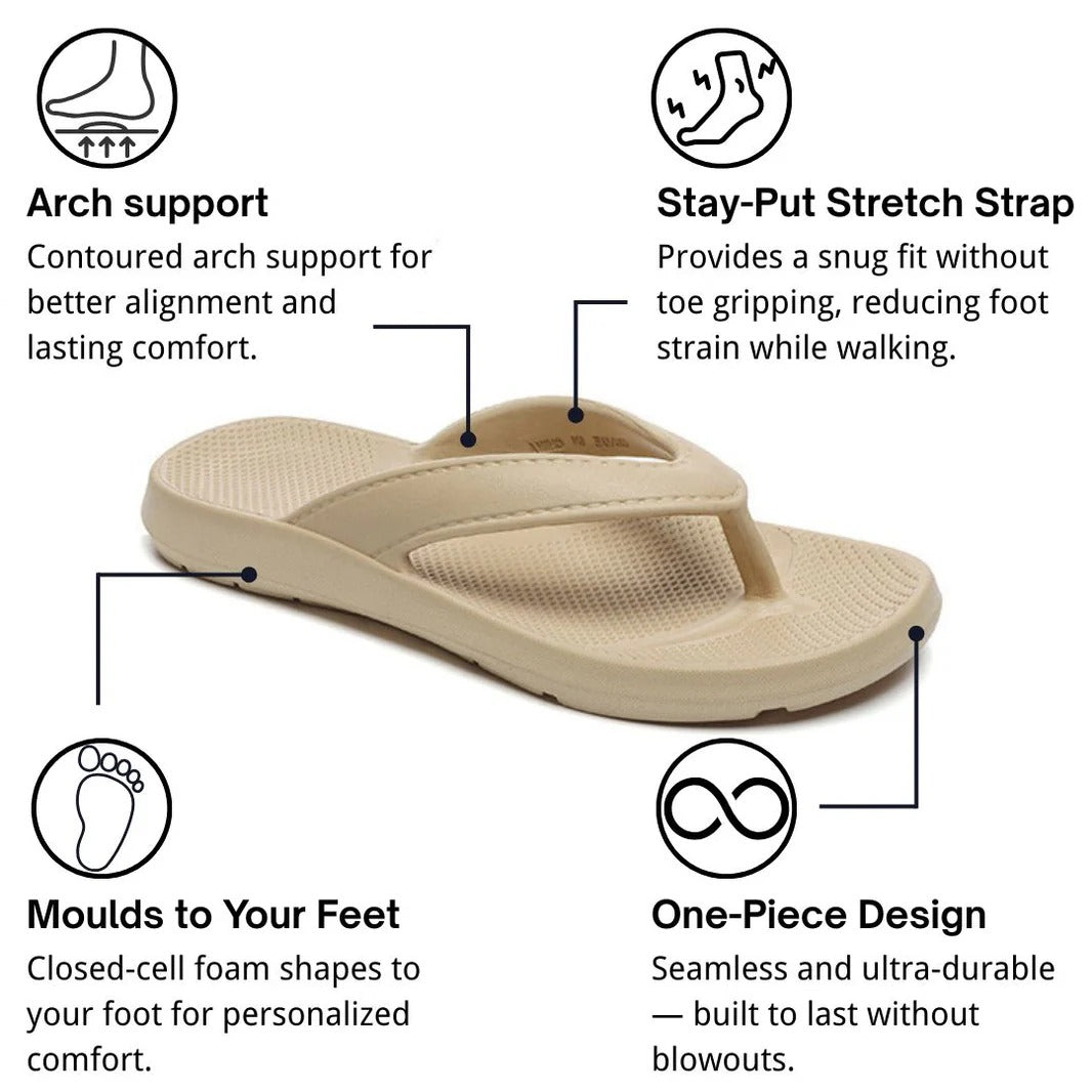 Arch Support Flip Flops for Women and Men, Orthopaedic Footwear