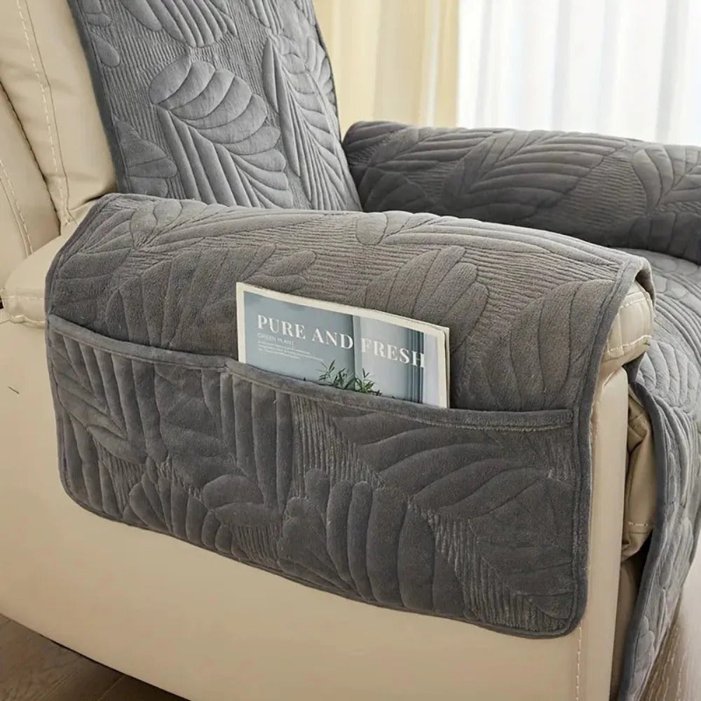 Recliner Chair Cover with Patterned Fabric