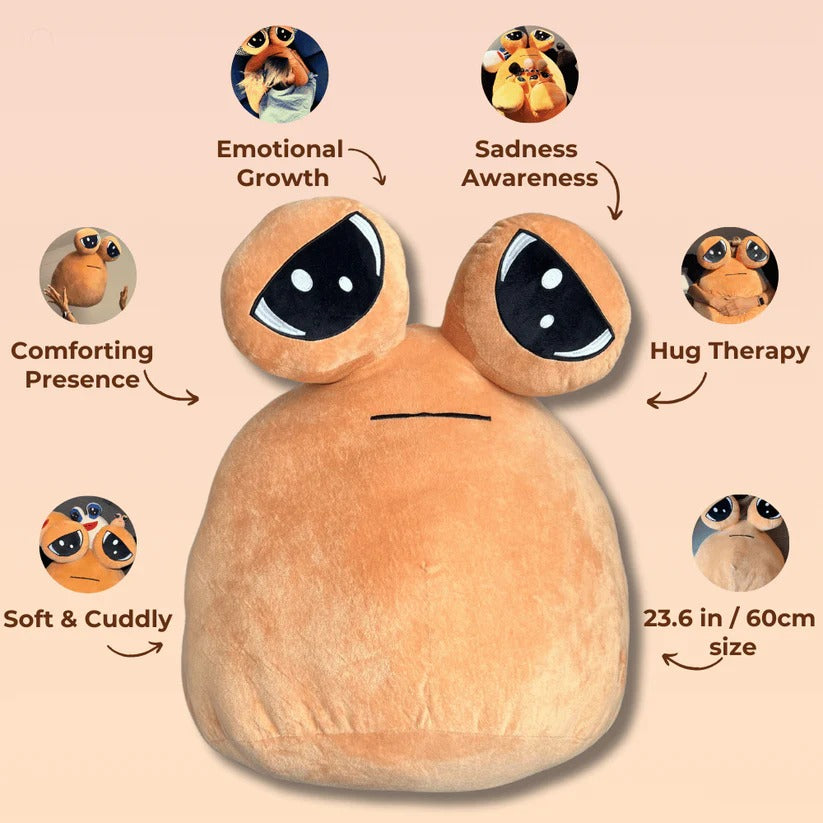 Plush Emoji Cushion Pillow for Bedroom and Sofa Decor