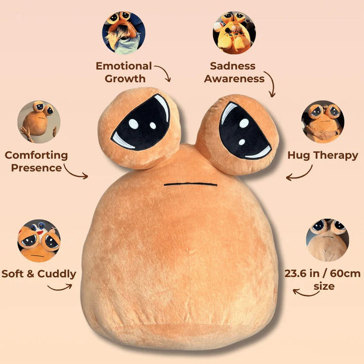 Plush Emoji Cushion Pillow for Bedroom and Sofa Decor