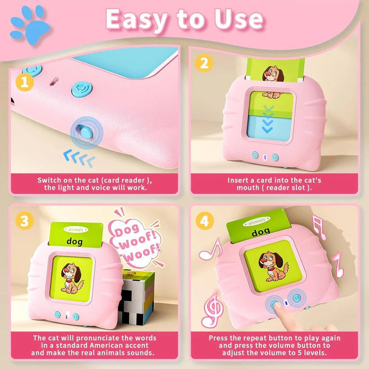 Interactive Talking Flash Cards for Kids Learning and Development