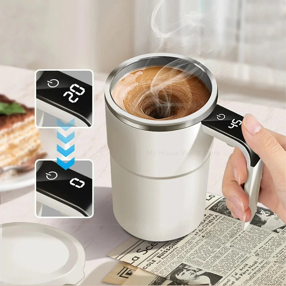 Electric Self Stirring Mug with Rechargeable Battery