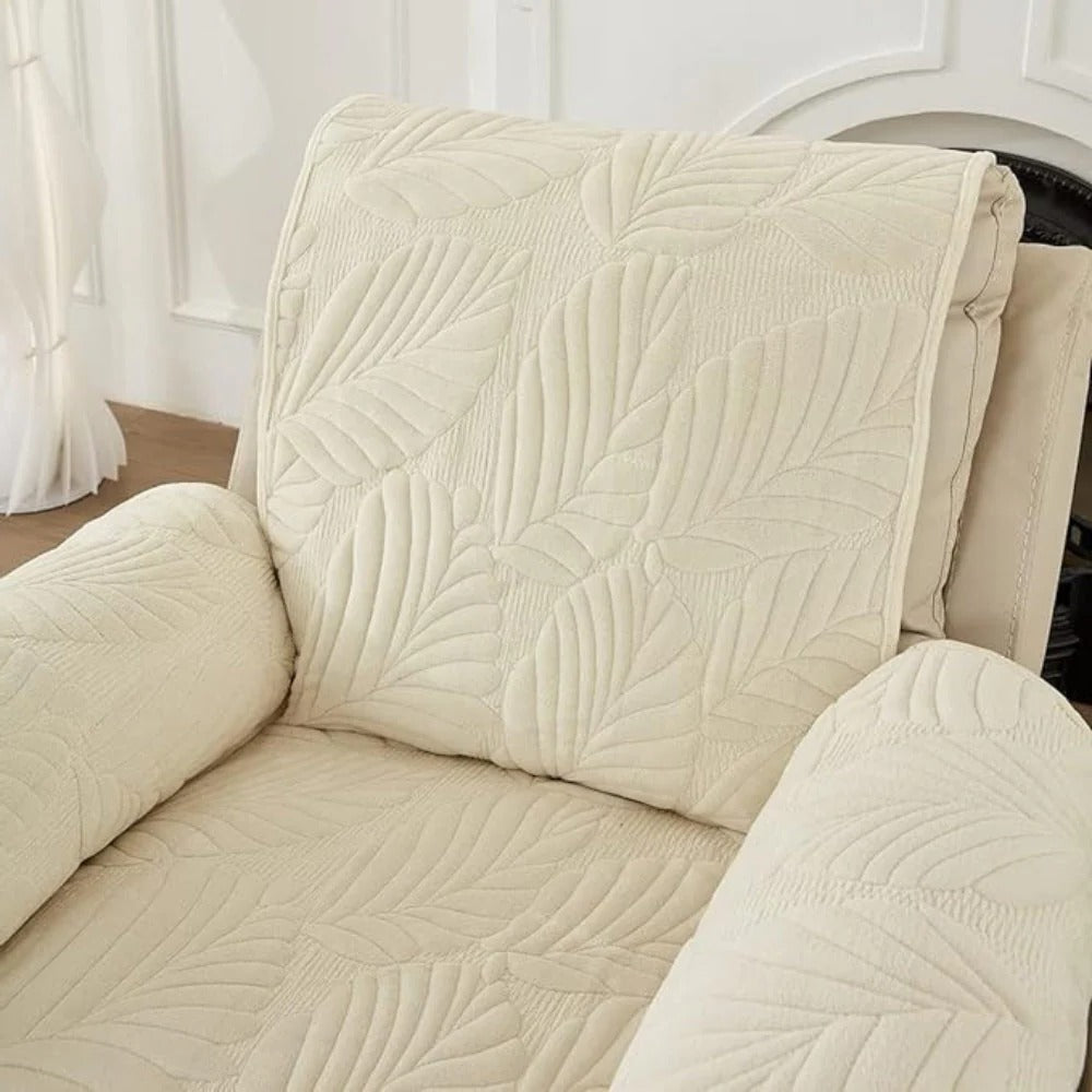 Recliner Chair Cover with Patterned Fabric