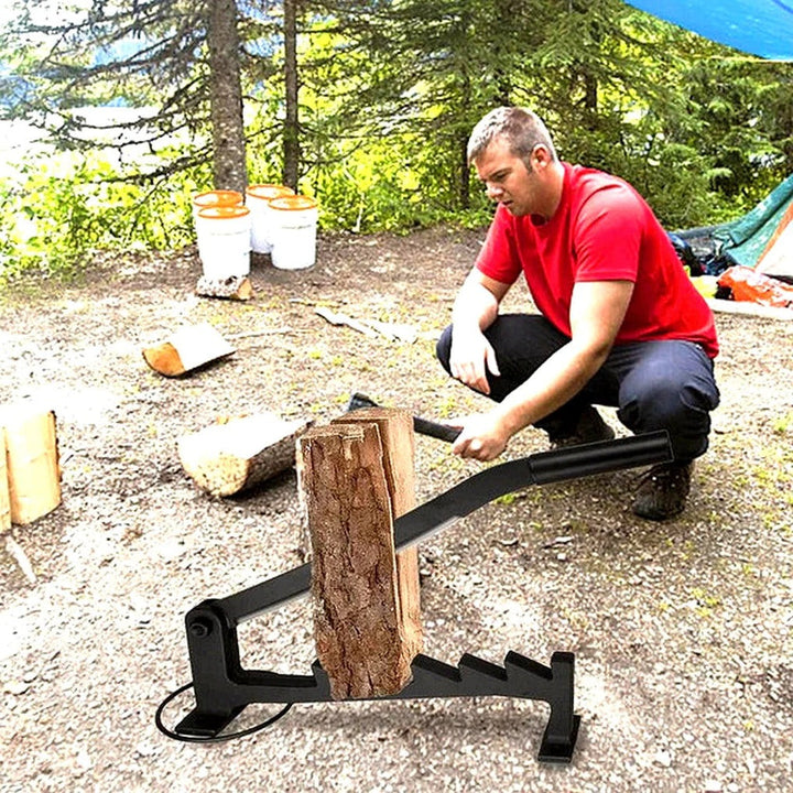 Wall Mounted Lever Action Manual Firewood Splitter for Log Splitting