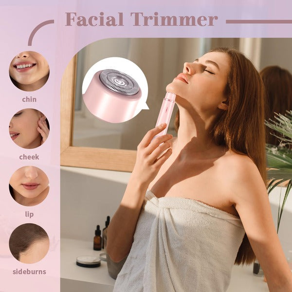 Dual Head Electric Bikini Trimmer for Women, Wet and Dry Waterproof Shaver
