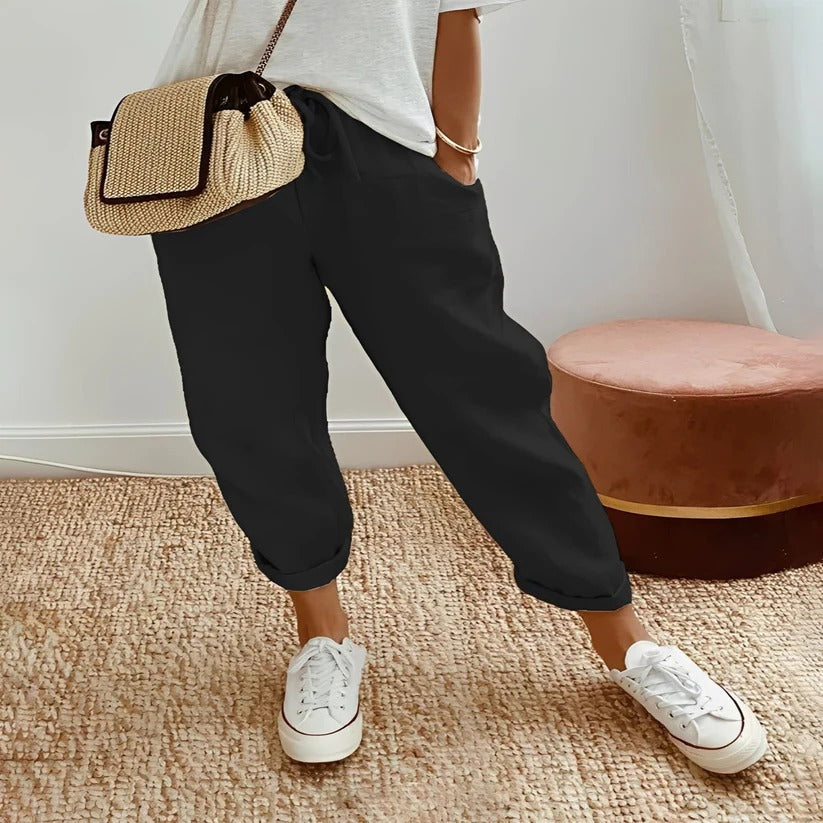 Moisture Wicking Cotton Trousers for Active Wear