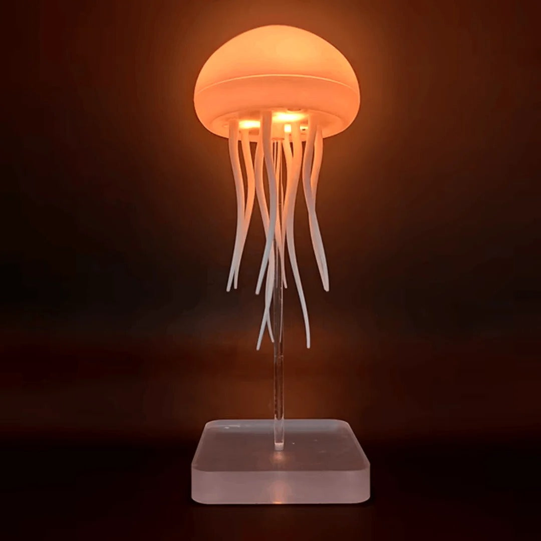 RGB colour Changing Jellyfish Lamp with Voice Control and LED Lighting
