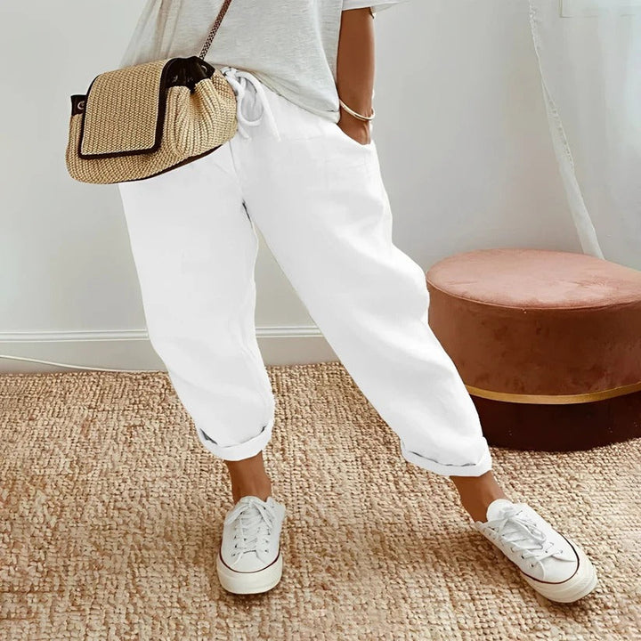 Moisture Wicking Cotton Trousers for Active Wear