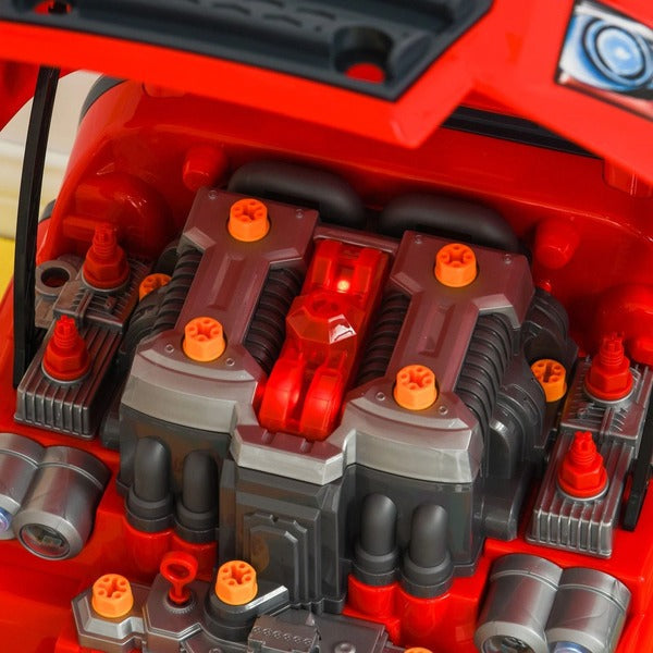 Kids Truck Engine Toy Set for Car Repair and Maintenance Play