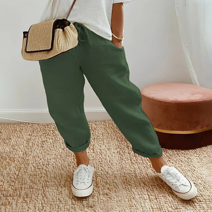 Moisture Wicking Cotton Trousers for Active Wear