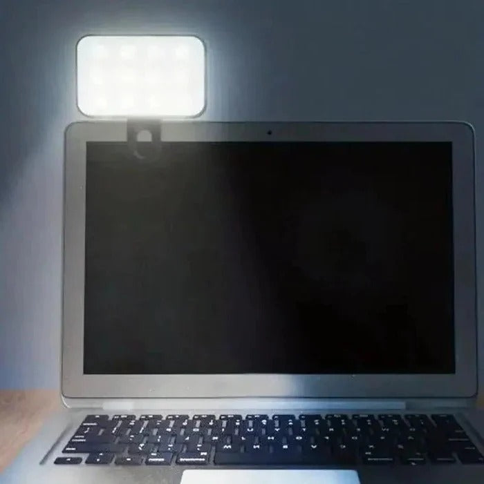 Mobile Phone Clip-On LED Light, LED High Power Rechargeable Clip Fill Video Selfie Light for Phone