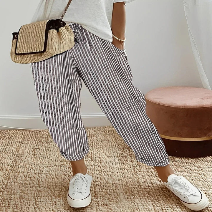 Moisture Wicking Cotton Trousers for Active Wear