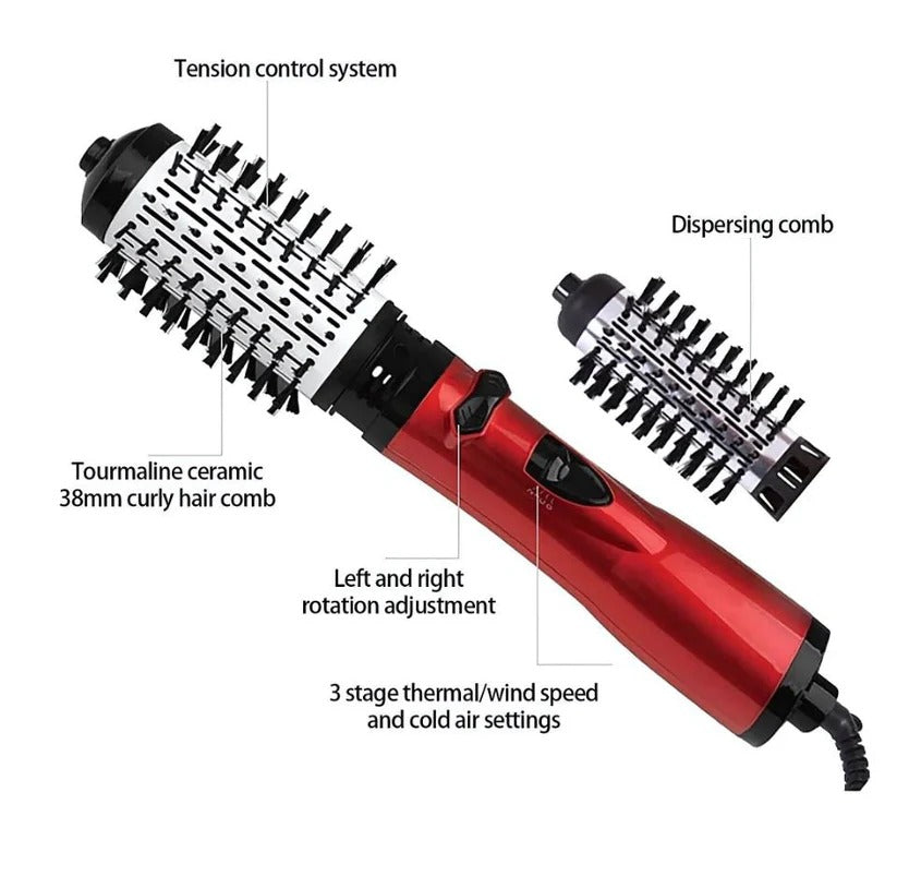 Hot Air Rotating Brush for Hair Drying and Volumizing