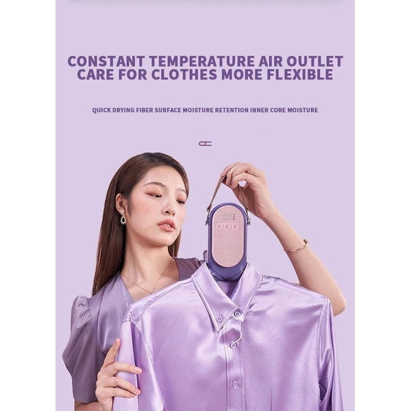 Foldable Electric Clothes Drying Rack with Shoe Dryer and Built-in Timer