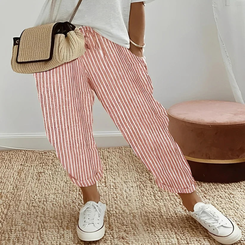 Moisture Wicking Cotton Trousers for Active Wear