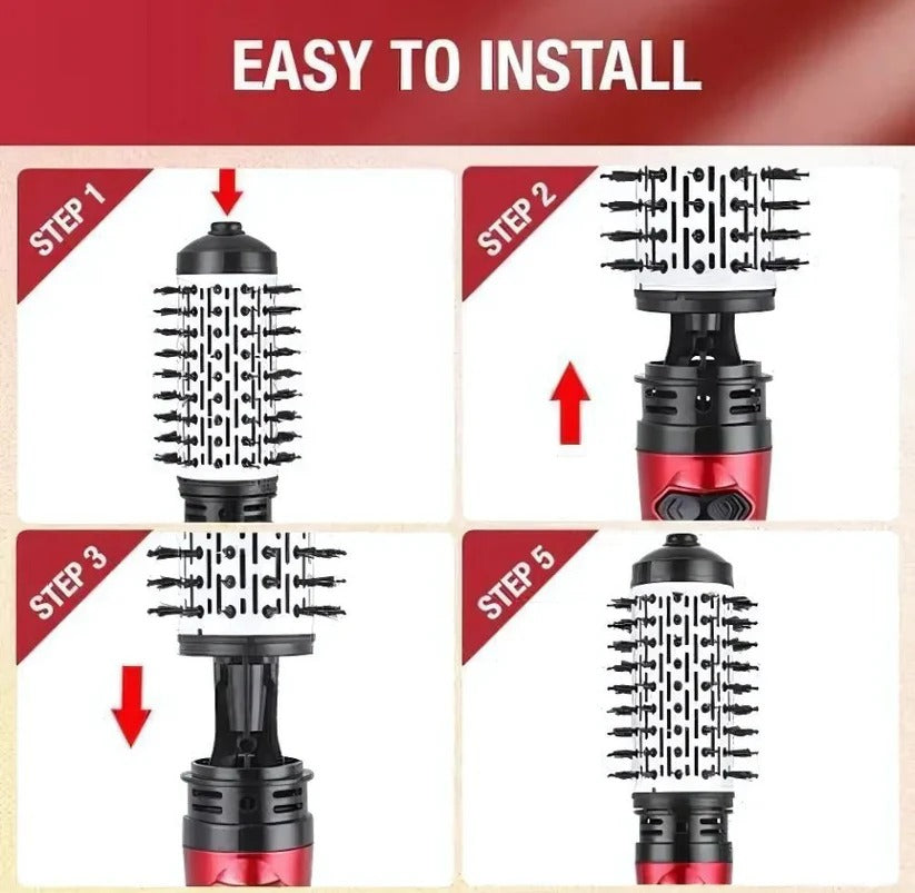 Hot Air Rotating Brush for Hair Drying and Volumizing