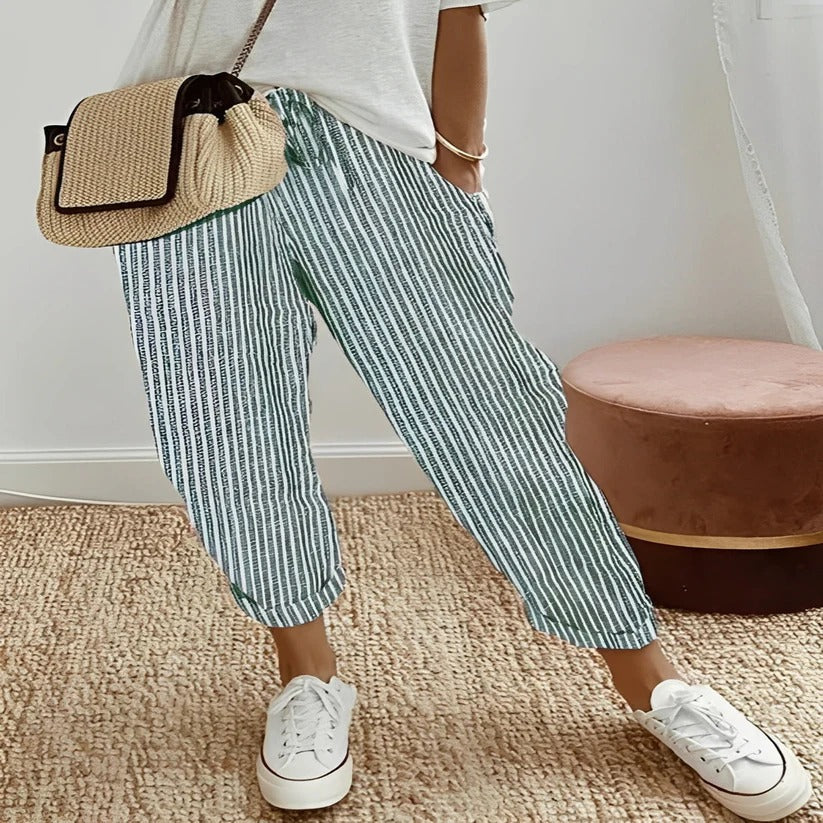 Moisture Wicking Cotton Trousers for Active Wear