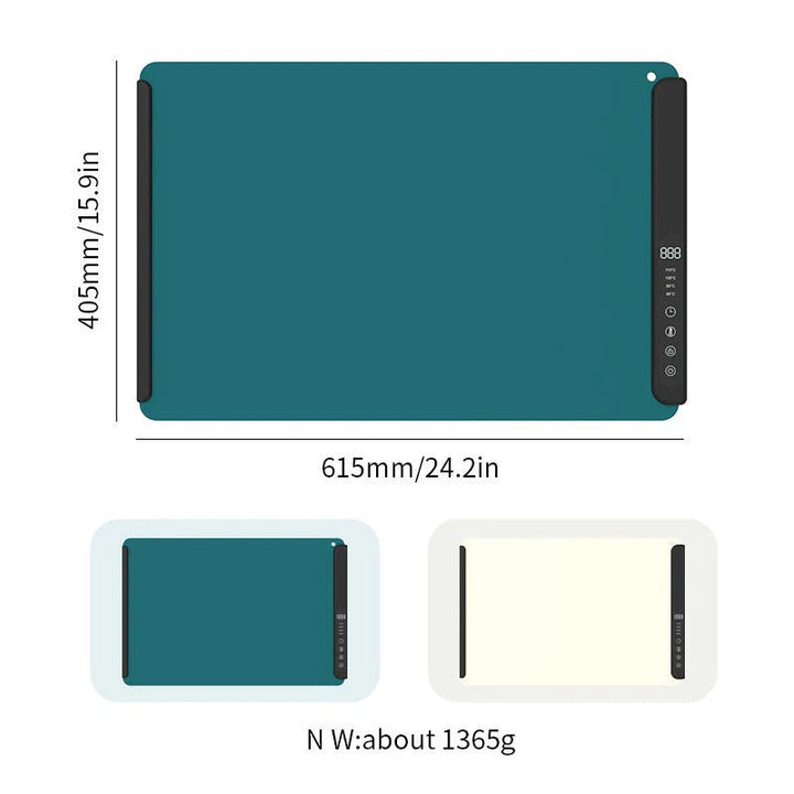 Electric Heating Mat for Food with Foldable Design and Auto Shutoff