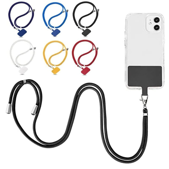 Adjustable Neck Strap Phone Holder with Crossbody Carry Design