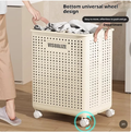 Laundry Basket With Wheels