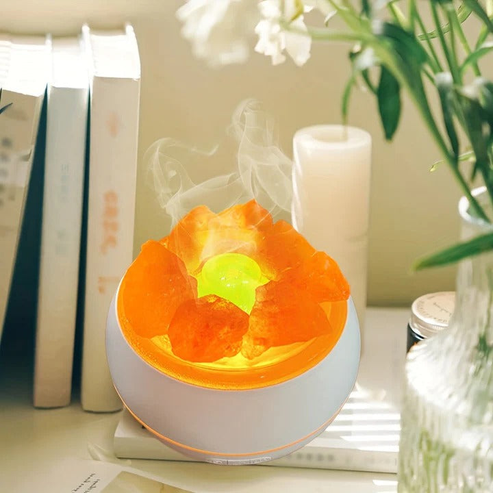 3 in 1 Salt Lamp Essential Oil Diffuser
