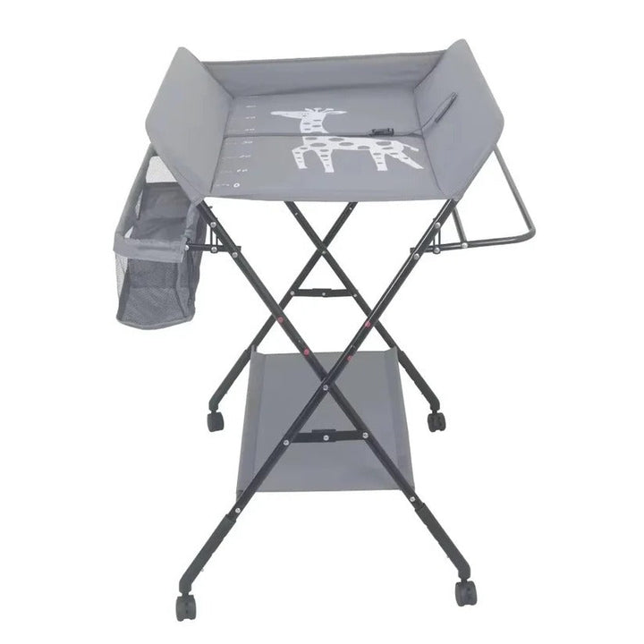 Foldable Baby Changing Table for Bath Use with Height Adjustment