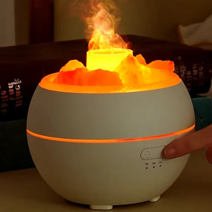 3 in 1 Salt Lamp Essential Oil Diffuser
