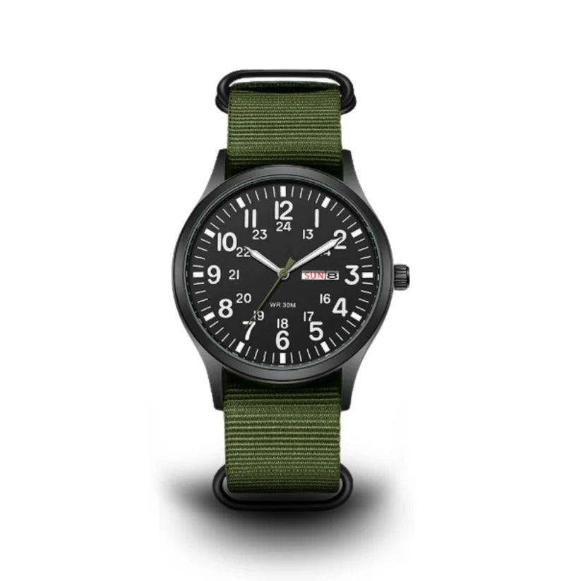 Mens Waterproof Outdoor Watch with Scratch Resistant Case
