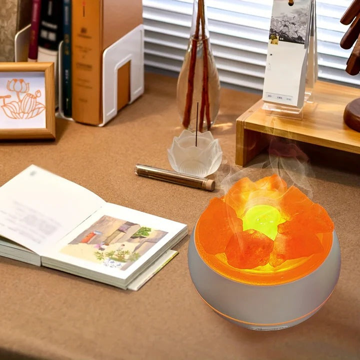 3 in 1 Salt Lamp Essential Oil Diffuser