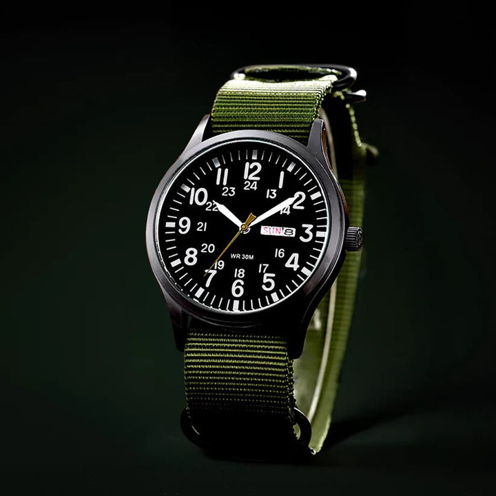 Mens Waterproof Outdoor Watch with Scratch Resistant Case