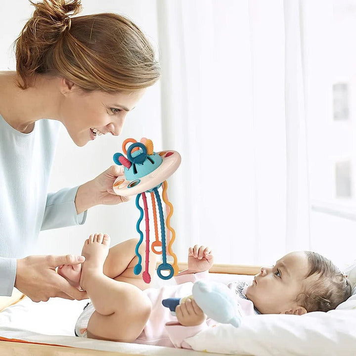 Portable Silicone Sensory Activity Toy for Toddlers