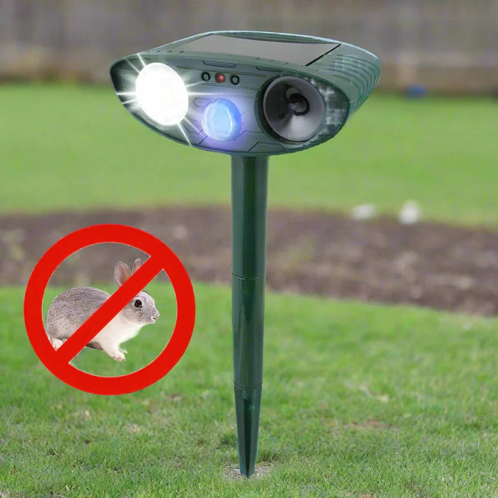 Luminous Rabbit Guard and Solar Motion Deterrent