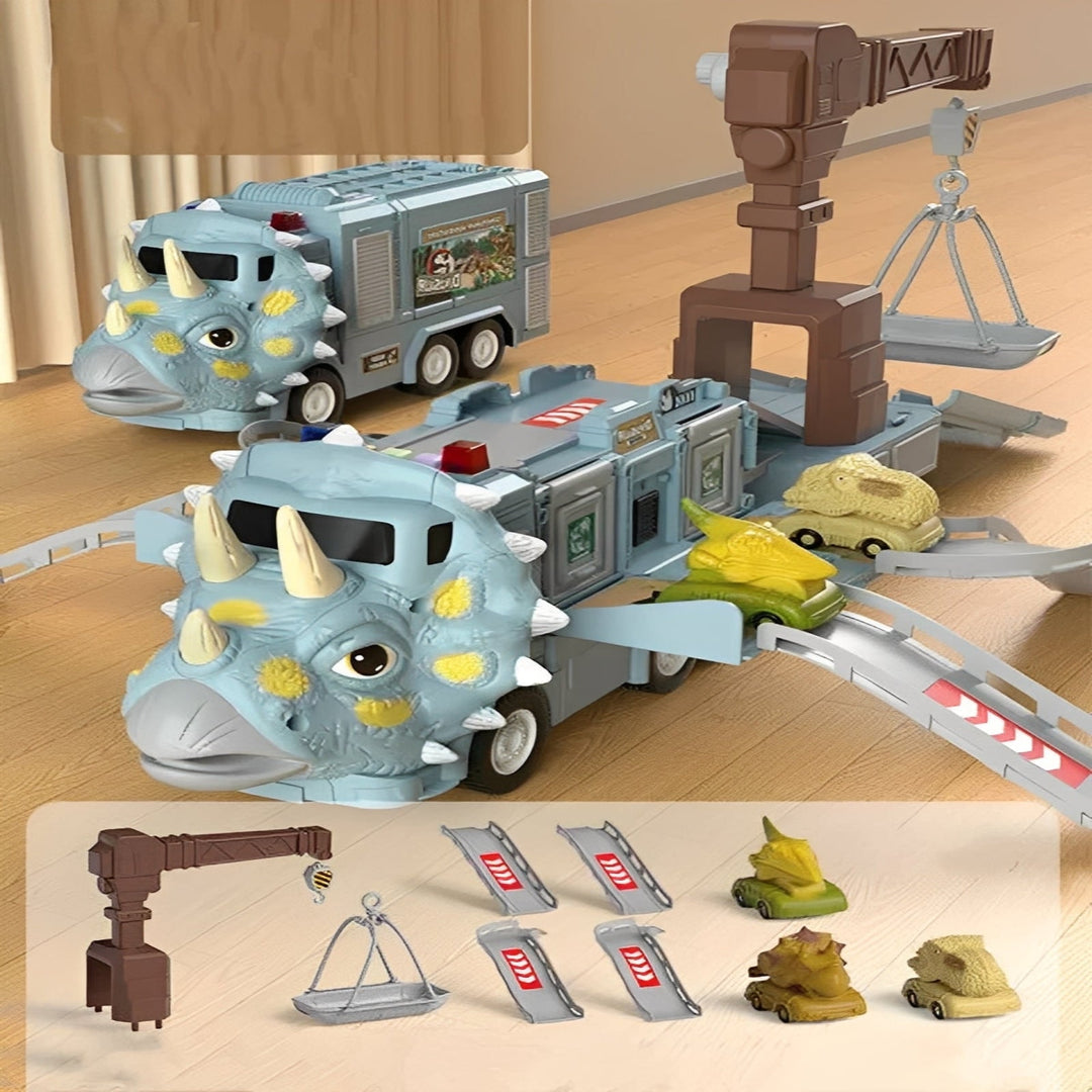 Dual Dinosaur Truck and 2-in-1 Creature Toy