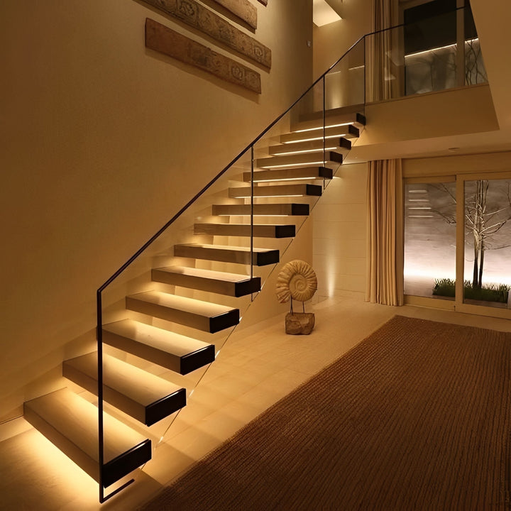 Auto-Activated LED Strip Light with Warm Ambient Lighting